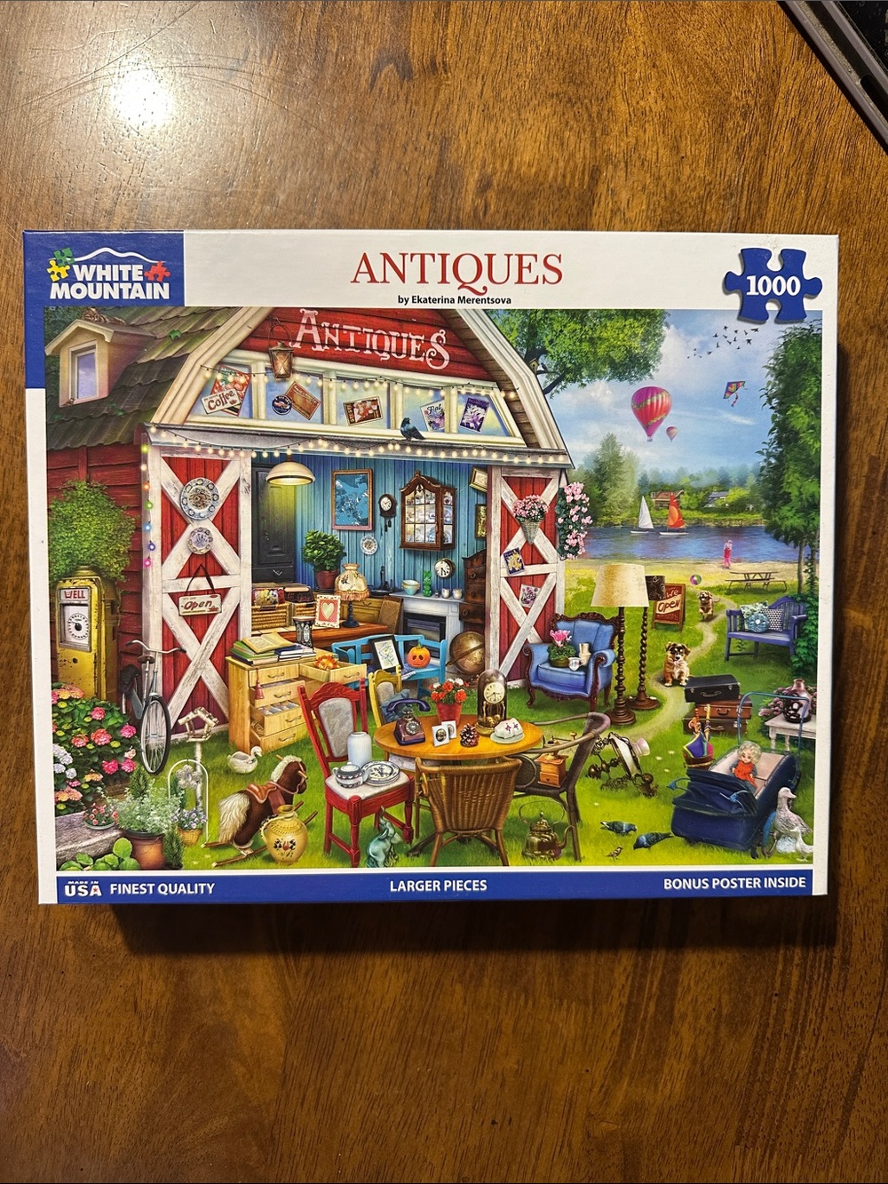 White Mountain “Antiques” 1000 piece puzzle